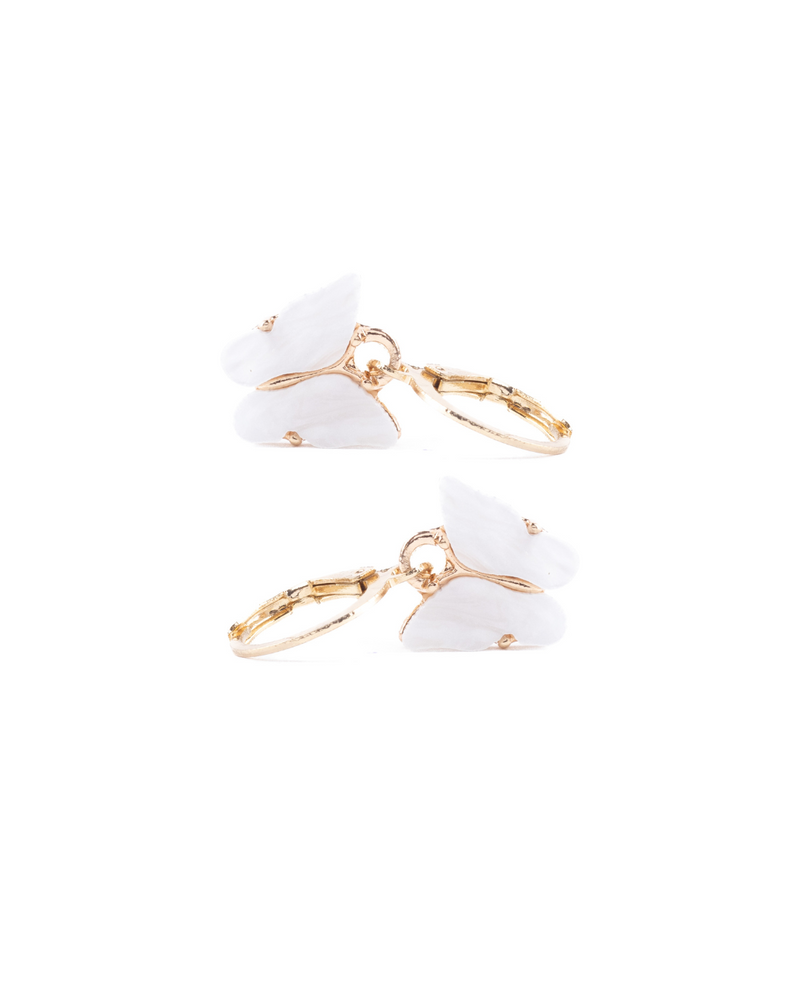 Aretes Alina White