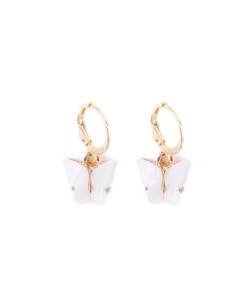 Aretes Alina White